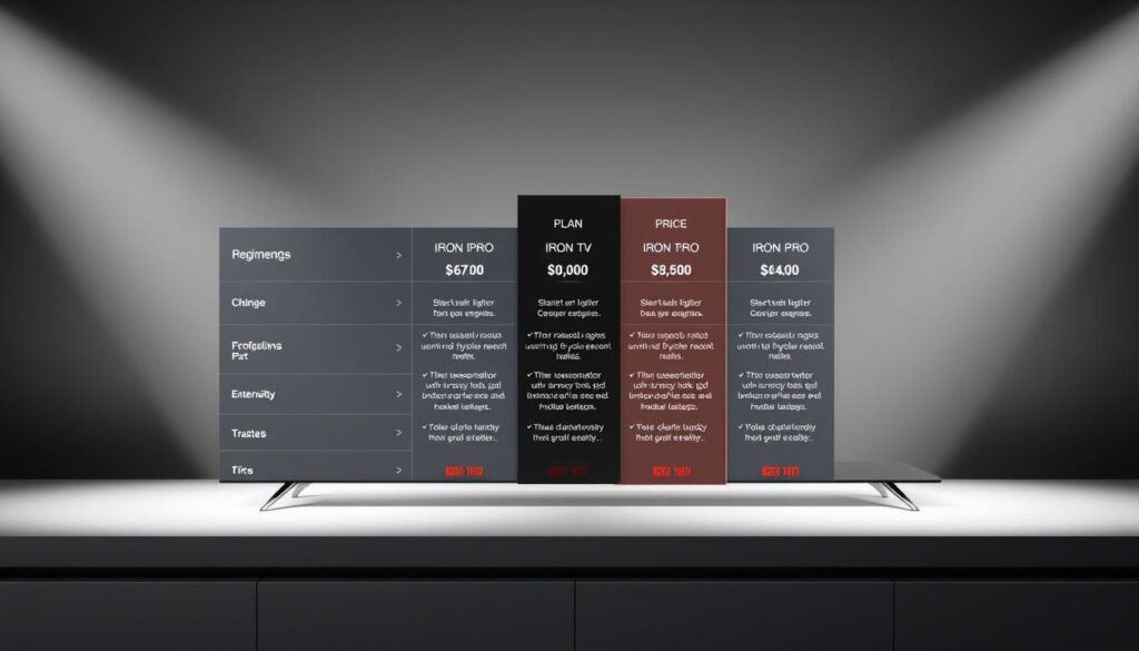 Abonnement IPTV Iron TV Pro tarifs