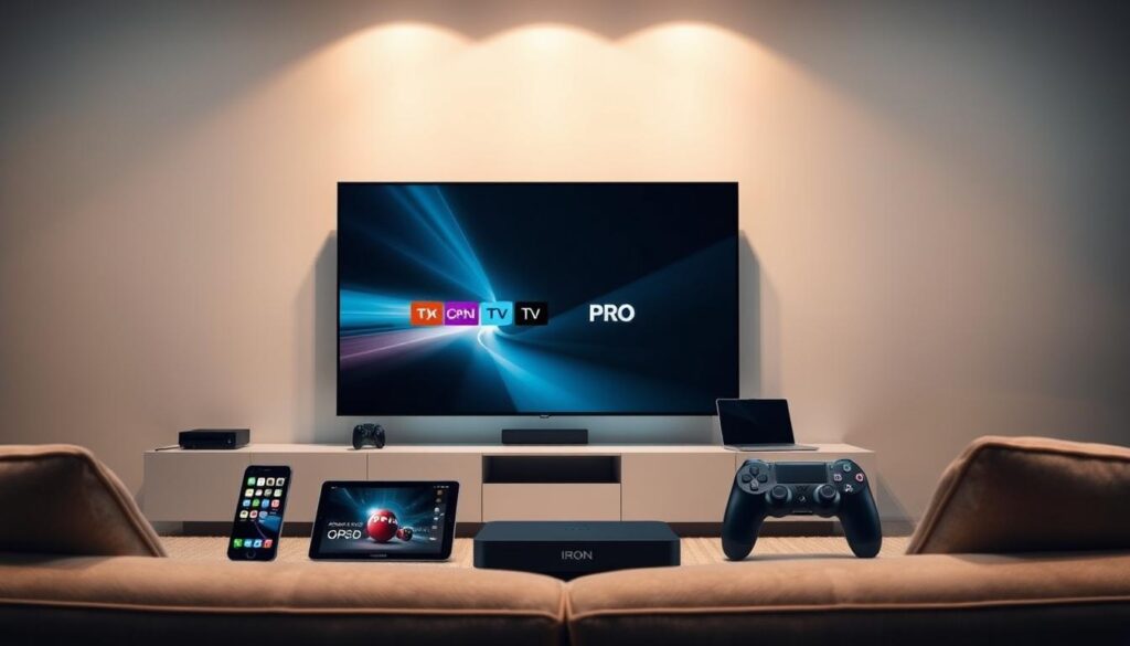 Compatibilité IRON TV PRO avec différents appareils