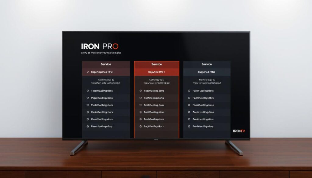 IRON TV PRO Tarifs et Forfaits